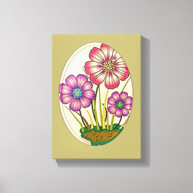 Stretched Canvas Print Mother's Day Floral (Front)