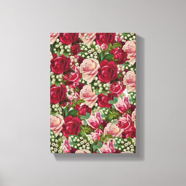 Stretched Canvas Print Mother's Day Floral (Front)