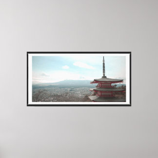 Stretched Canvas Print - Mt Fuji
