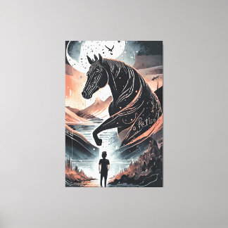 Stretched Canvas Print penting