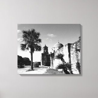 Stretched Canvas Print San Antonio Mission