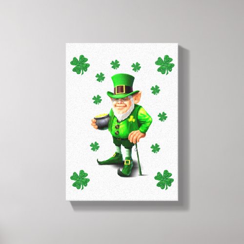 Stretched Canvas Print St Patricks Day