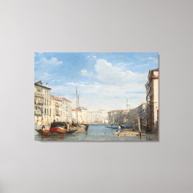 Stretched Canvas Print the frand canal (Front)