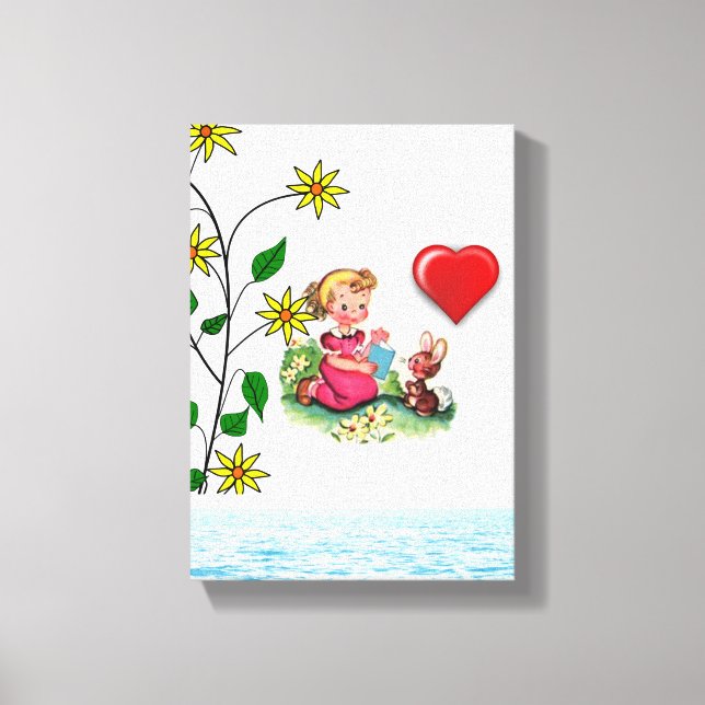 Stretched Canvas Print Valentine's Day (Front)