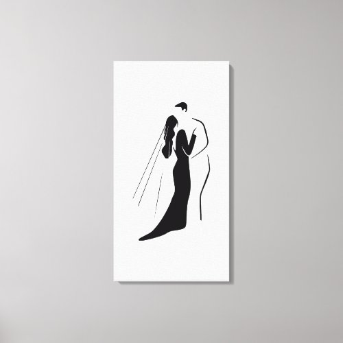 Stretched Canvas Print _ Wedding