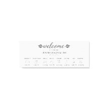 Stretched Canvas Print Wedding Timeline board