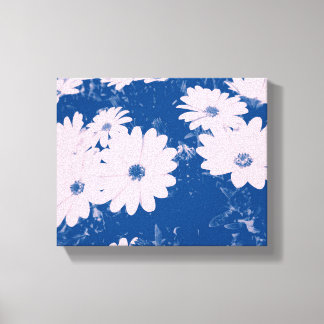 stretched canvas print with beautiful flower image