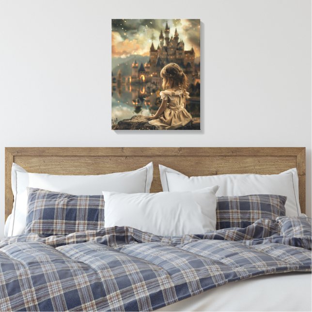 Stretched Canvas with Princess Elly (Insitu(Bedroom))