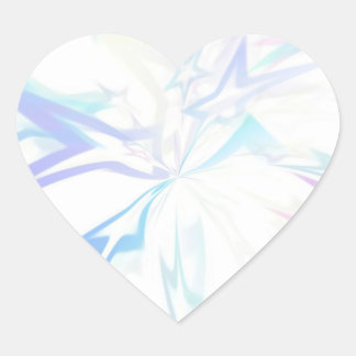 Stretched Stars Heart Sticker