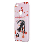 Stretching Cat Phone Case – Paws-itively Loved (Back/Left)
