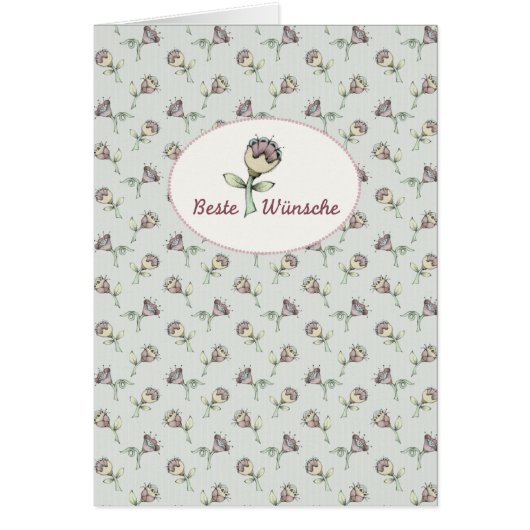 Streublümchen I Beste Wünsche Cards (Front)