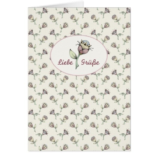 Streublümchen I Liebe Grüße Cards (Front)