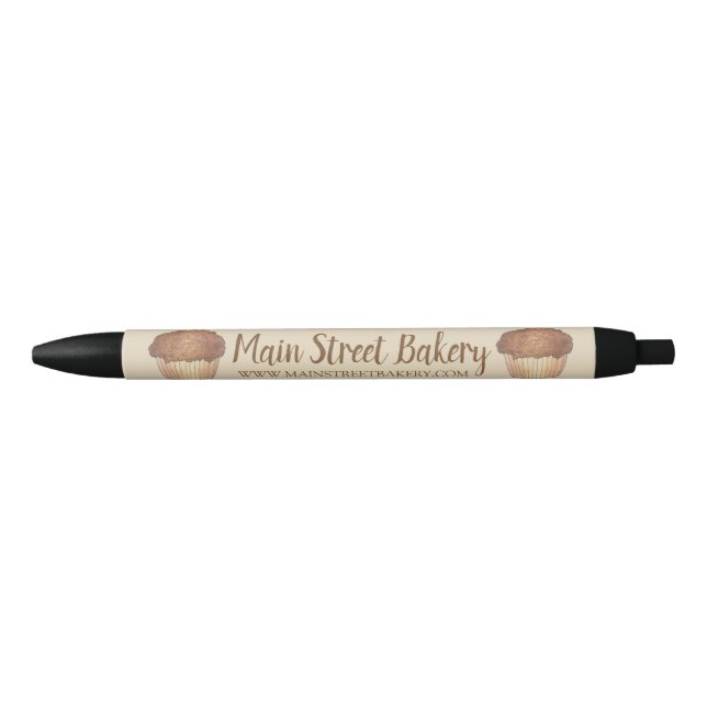 Streusel Crumb Muffin Baked By Bakery Baker Food Pen (Front)