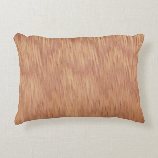 Striated Beige Pillow  (Front)