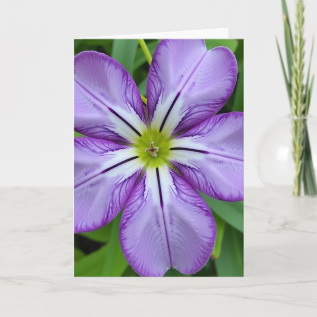 Striated Bloom Mothers Day Card (Front)