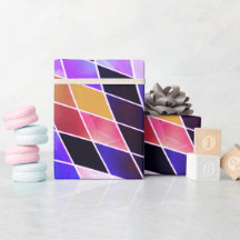 Stricking Colors Fun Wrapping Paper