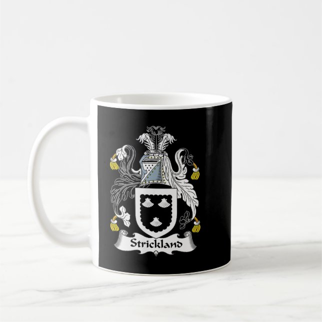 Strickland Coat of Arms  Family Crest  Coffee Mug (Left)