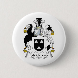 Strickland Family Crest Pinback Button