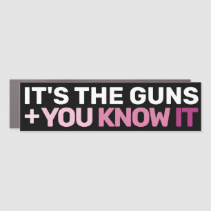 Stricter Gun Control Laws In America Protest Car Magnet