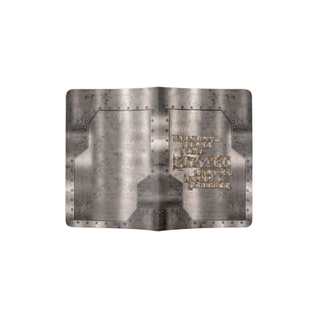 STRICTLY TYPOGRAPHY 1 PASSPORT HOLDER (Opened)