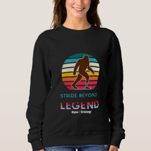 Stride Beyond Legend Sasquatch Amputee Vintage  Sweatshirt
