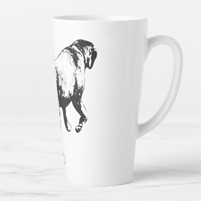 Striding Through Autumn Latte Mug (Right)