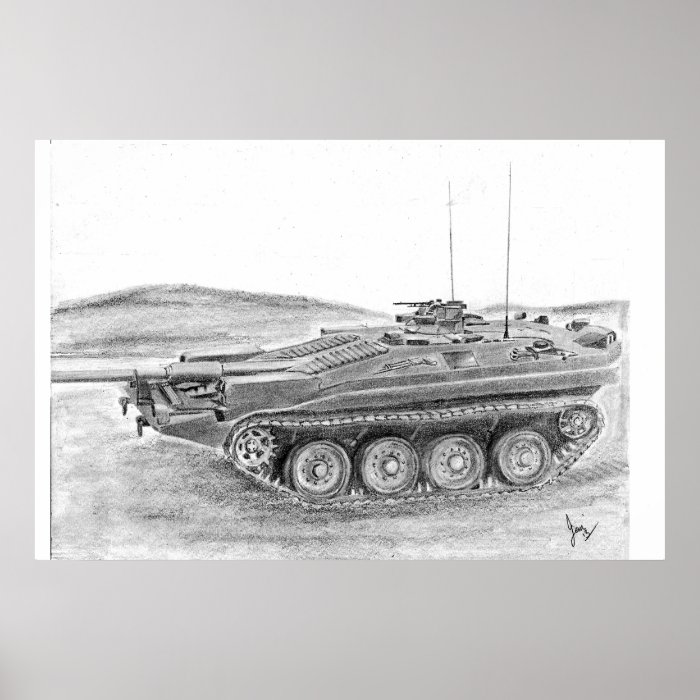 Stridsvagn 103 Tank Poster