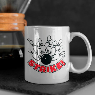 Strike - 10-Pin Bowling Logo Coffee Mug