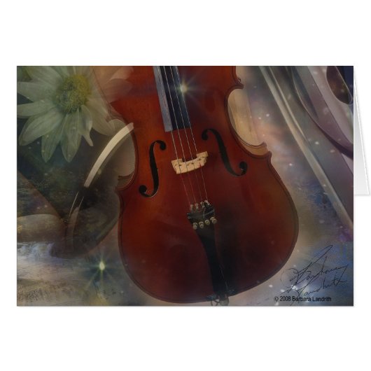 Strike a Chord with this Beautiful Musical Design Cards (Front Horizontal)