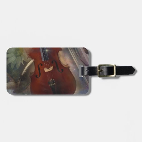 Strike a Chord with this Beautiful Musical Design Luggage Tag
