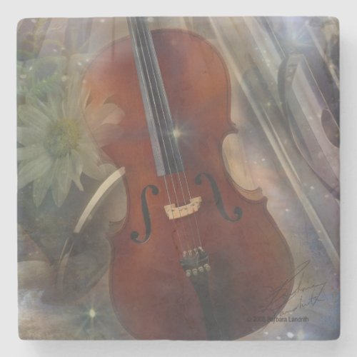Strike a Chord with this Beautiful Musical Design Stone Coaster
