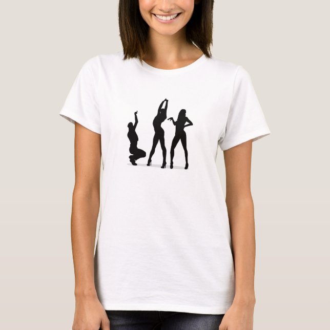 Strike a Pose - Vogue silhouettes T-Shirt (Front)