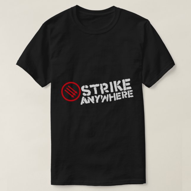Strike Anywhere Essential T-Shirt (Design Front)