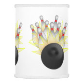 STRIKE! Bowling Ball And Pins Lamp Shade (Right)