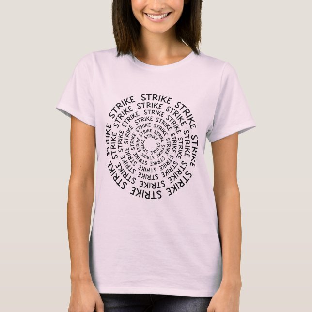 Strike in Style with our Circle Design 'Strike' T-Shirt (Front)