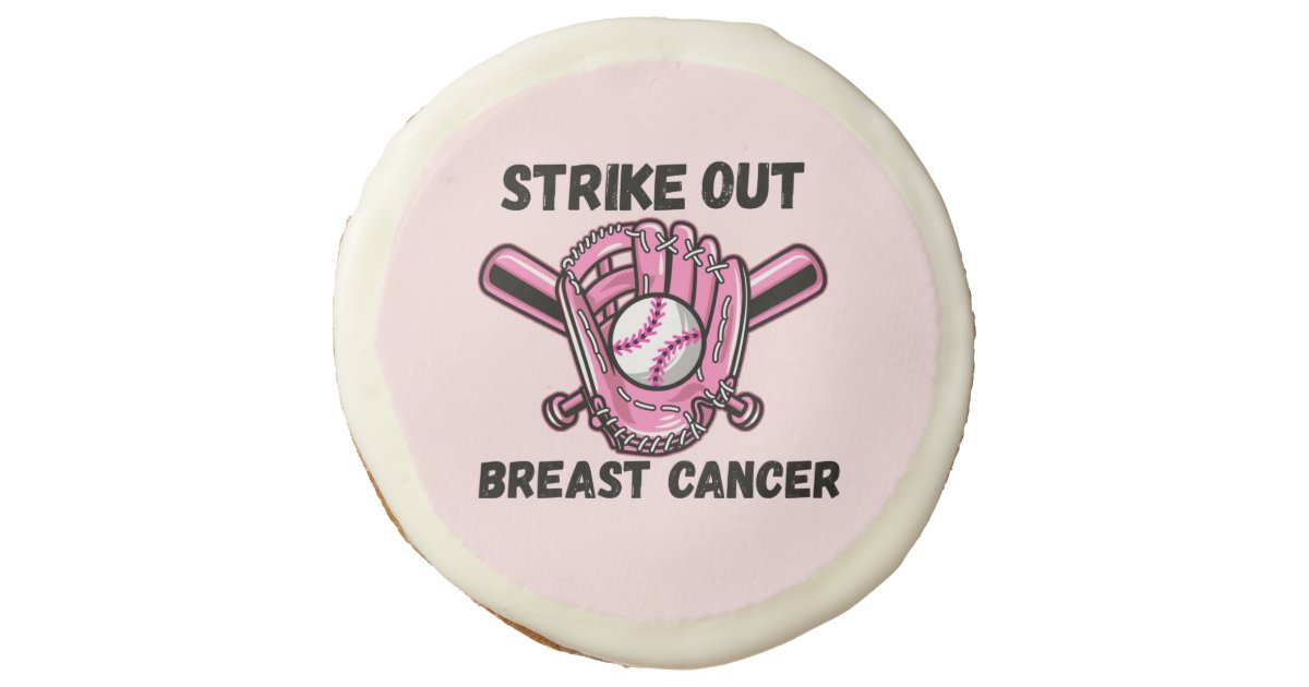  Strike Out Breast Cancer Awareness Baseball Pink