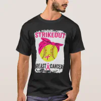 Strike Out Breast Cancer Awareness Month Baseball Softball T-Shirt