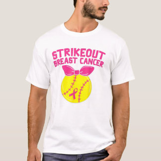 Strike Out Breast Cancer Awareness SoftballT-Shirt T-Shirt