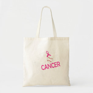 Strike Out Breast Cancer Baseball Fight Awareness Tote Bag