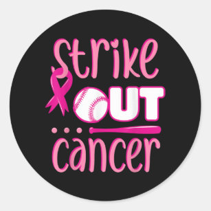 Strike Out Cancer' Sticker