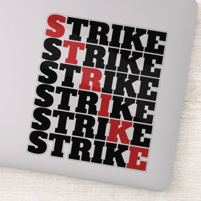 STRIKE! STICKER (Detail)