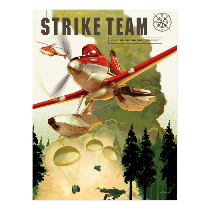 Strike Team Illustration Postcard | Zazzle.com