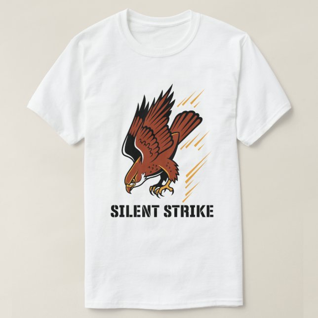 Strike Without Sound – Stealth Mode T-Shirt (Design Front)