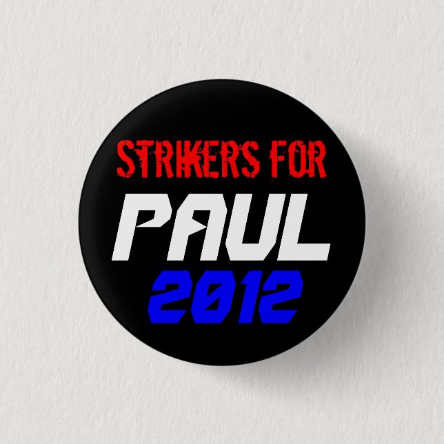 Strikers for Paul Pinback Button (Front)