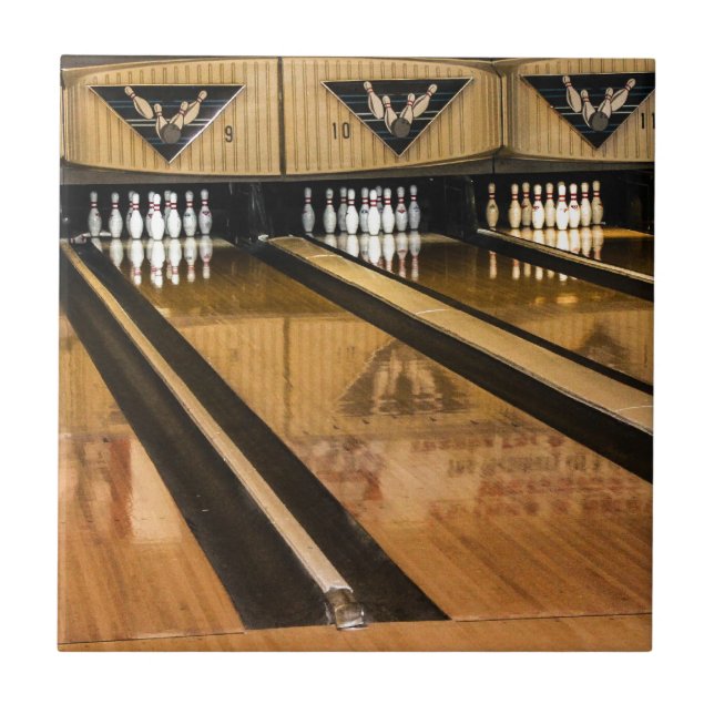 Strikes and Spares Ceramic Tile (Front)
