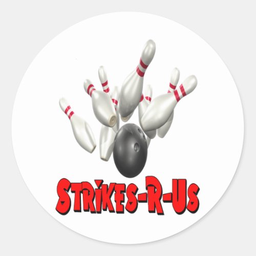 Strikes_R_Us Classic Round Sticker