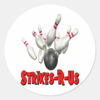 Strikes-R-Us Classic Round Sticker