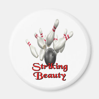 Striking Beauty Bowling Magnet
