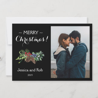 Striking Black Christmas Photo