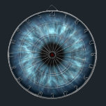 Striking Blue Eyeball Dart Board<br><div class="desc">This striking dart board has a beautiful blue eyeball on it that looks almost like it has lightning going through it.</div>